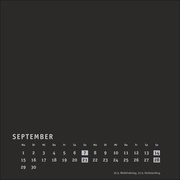 Premium-Bastelkalender schwarz klein 2025 - Abbildung 9