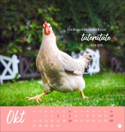 Hühner Postkartenkalender 2025 - Ach, du verrücktes Huhn! - Abbildung 10