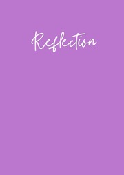Notizbuch Reflection A6 Notebook