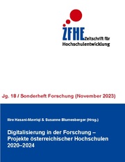 Digitalisierung in der Forschung. Projekte österreichischer Hochschulen 2020-202 - Cover