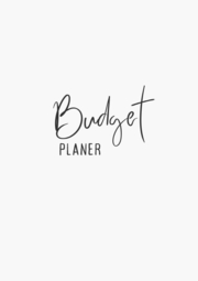 Budget Planer Weiß Minimalistisch