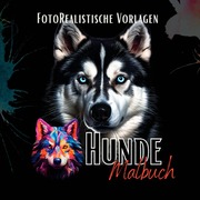Malbuch Hunde Fotorealistisch. - Cover