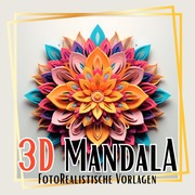 3D Mandala Malbuch Black & White - Cover