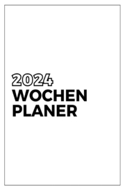 Wochenplaner - Kalender - 2024 - Taschebuch