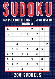 Sudoku Rätselbuch für erwachsene - Band 8