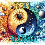 Yin und Yang Malbuch für Erwachsene