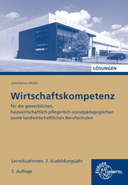 Wirtschaftskompetenz Lernsituationen 3. Ausbildungsjahr - Cover