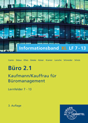 Büro 2.1, Informationsband XL, Lernfelder 7 - 13 - Cover