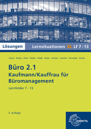 Büro 2.1, Lernsituationen XL, Lernfelder 7-13 - Cover