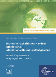 Betriebswirtschaftliches Handeln international - Cover