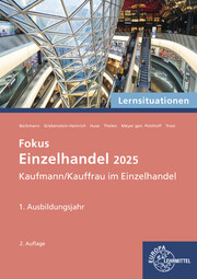 Lernsituationen Fokus Einzelhandel 2025,1. Ausbildungsjahr - Cover
