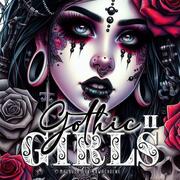Gothic Girls Malbuch für Ewachsene 2