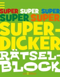 Superdicker Rätselblock