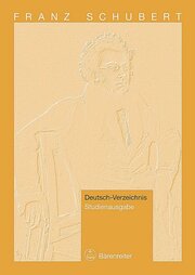 Franz Schubert: Thematisches Verzeichnis seiner Werke in chronologischer Folge - Cover
