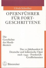 Opernführer für Fortgeschrittene / Opernführer für Fortgeschrittene - Cover