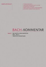 Bach-Kommentar - Cover