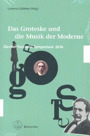 Das Groteske und die Musik der Moderne - Cover
