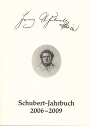 Schubert-Jahrbuch 2006-2009