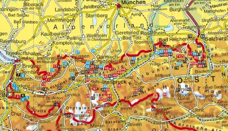 Klettersteige Bayern - Vorarlberg - Tirol - Salzburg - Abbildung 1
