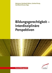Bildungsgerechtigkeit Interdisziplinäre Perspektiven - Cover