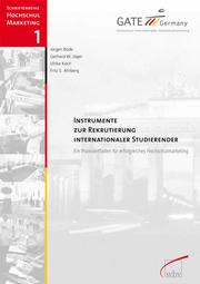 Instrumente zur Rekrutierung internationaler Studierender - Cover