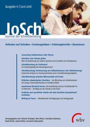 JoSch - Journal der Schreibberatung 01/2016