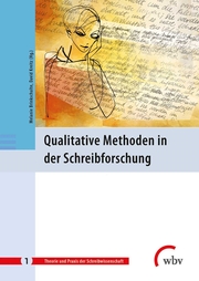 Qualitative Methoden in der Schreibforschung - Cover