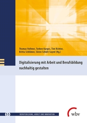 Digitalisierung mit Arbeit und Berufsbildung nachhaltig gestalten - Cover