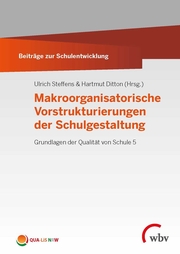 Makroorganisatorische Vorstrukturierungen der Schulgestaltung - Cover