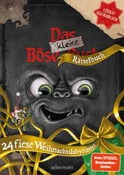 Das kleine Böse Rätselbuch - 24 fiese Weihnachtslabyrinthe (Weihnachtlicher Rätselspaß ab 8 Jahren für alle Fans der Spiegel-Bestseller-Reihe 'Das kleine Böse Buch') - Cover