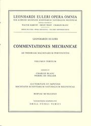 Commentationes mechanicae et astronomicae ad scientiam navalem pertinentes 2nd p