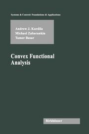 Convex Functional Analysis