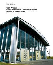 Jean Prouvé - Oeuvre complète / Complete Works - Cover