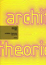 Architektur-theorie.doc - Cover
