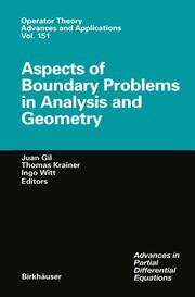 Aspects of Boundary Problems in Analysis and Geometry - Cover