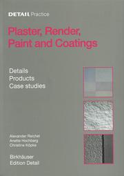Plastering and rendering, coatings and coloration