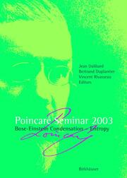 Poincare Seminar 2003