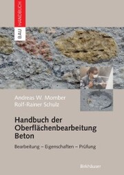 Handbuch der Oberflächenbearbeitung Beton - Cover
