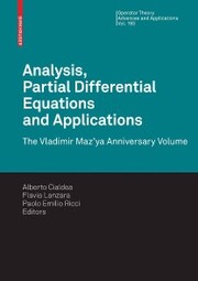 Analysis, Partial Differential Equations and Applications