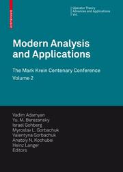 Modern Analysis and Applications 2