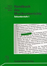 Handbuch des Musikunterrichts 2 - Cover