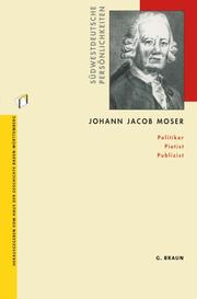 Johann Jacob Moser - Cover