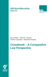 Crowdwork - A Comparative Law Perspective