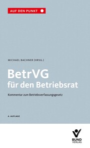 BetrVG für den Betriebsrat - Cover