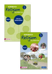 Kombi-Paket: Kursbuch Religion Elementar 5 - Ausgabe 2017 für Bayern - Cover