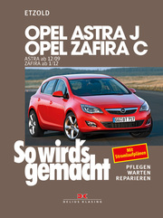 Opel Astra J von 12/09 bis 9/15, Opel Zafira C avon 1/12 bis 6/19