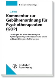 Kommentar zur Gebührenordnung für Psychotherapeuten (GOP)