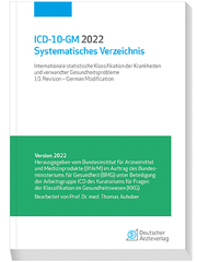 ICD-10-GM 2022 Systematisches Verzeichnis - Cover
