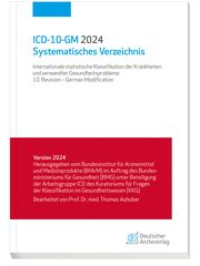 ICD-10-GM 2024 Systematisches Verzeichnis - Cover
