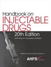 Handbook on Injectable Drugs - Cover